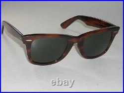 1980's Vintage B&L RAY-BAN US L2052 Acetat Tort G15 UV Wayfarer 5022 Soleil