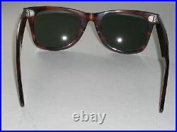 1980's Vintage B&L RAY-BAN US L2052 Acetat Tort G15 UV Wayfarer 5022 Soleil