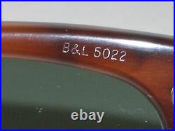 1980's Vintage B&L RAY-BAN US L2052 Acetat Tort G15 UV Wayfarer 5022 Soleil