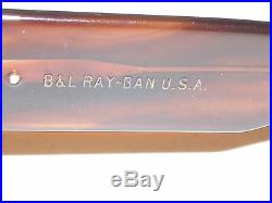 54mm Vintage Bausch & Lomb Ray-Ban W0586 Mock Tortue G15 Dekko