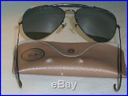 58 14 Vintage B&L Ray-Ban Noir G15 Top Gun Outdoorsman