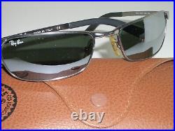 58 18 RAY-BAN Italie RB3190 005/40 Complet Miroir G15 Sleek FLIGHT Drapé Soleil