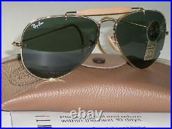 62 14 B&L ray ban G15 UV Gep Wrap-Arounds Outdoorsman II Aviateur Soleil Neuf