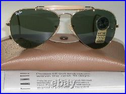 62 14 B&L ray ban G15 UV Gep Wrap-Arounds Outdoorsman II Aviateur Soleil Neuf