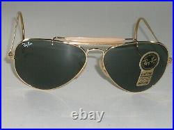 62 14 B&L ray ban G15 UV Gep Wrap-Arounds Outdoorsman II Aviateur Soleil Neuf