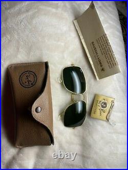 62 mm Vintage b&l Ray-Ban USA EXPLORER Lunettes de soleil aviateur