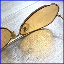 AVIATOR Ambermatic 62 14 VINTAGE RAY BAN USA BAUSCH AND LOMB