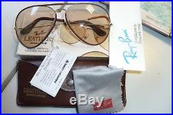 Authentiques RayBan Bausch & Lomb vintage Leather