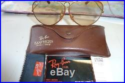 Authentiques vintage RayBan Bausch & Lomb Leather Shooter