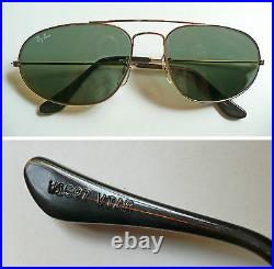 B&L Ray-Ban U. S. A. W1597 occhiali da sole vintage aviator sunglasses 1980s