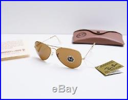 B&l Ray Ban Aviator B15 Sunglasses Vintage New Old Stock