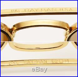 B&l Ray Ban Aviator B15 Sunglasses Vintage New Old Stock