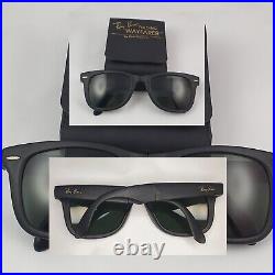 Bausch And Lomb Ray Ban Wayfrer Folding G15 / Luxottica Case Frame France