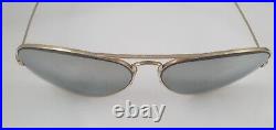 Bausch Lomb Ray Ban Aviator Top Gradient Mirror G15 Vintage Sunglasses 58 mm