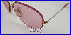 Bausch and Lomb Ray Ban USA Aviator Flying Color Pink Changeable 5814