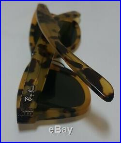 Bausch and Lomb Ray Ban USA Wayfarer Limited Edition Spotted Tortoise G15 5022