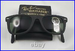 Bausch and Lomb Ray Ban Wayfarer Folging Matte Black W0670 G15