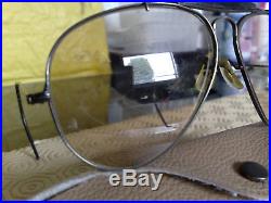Belles Ray Ban B&L vintage Aviator ODM, 5814 noires, verres photochromiques BL