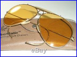Circa 1970's Vintage Bausch & Lomb Ray-Ban Ambermatic Tir Soleil
