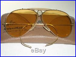 Circa 1970's Vintage Bausch & Lomb Ray-Ban Ambermatic Tir Soleil