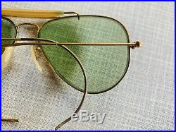 Gorgeous Vintage Ray-Ban Aviator Outdoorsman Bausch & lomb Sz58 With Temple Cables