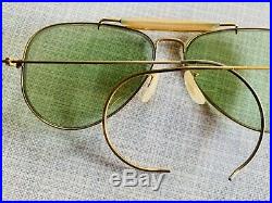 Gorgeous Vintage Ray-Ban Aviator Outdoorsman Bausch & lomb Sz58 With Temple Cables
