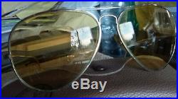 Jolies Ray Ban BL LIC vintage, Aviator classic 6214, rares verres ambermatic