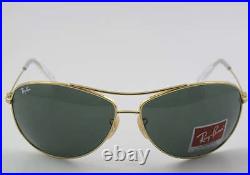 LUNETTES DE SOLEIL ITALY RAY-BAN neuves dorées RB 3454E 001/71 authentiques r