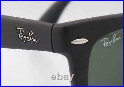 LUNETTES DE SOLEIL Italie RAY-BAN noir mat WAYFARER pliantes RB4105 601S 50mm