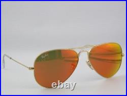 LUNETTES DE SOLEIL RAY-BAN Italie grand aviateur en métal 3025 112/69