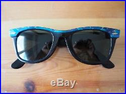 Lot 4 paires de lunettes de soleil Ray Ban Wayfarer couleur Bausch & Lomb + 2 ét
