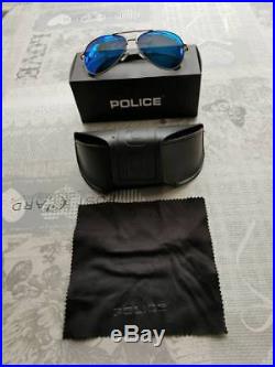 Lot de deux paires solaires Ray-Ban Clubmaster & Police (type aviator)