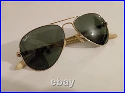 Lunette Aviateur Ray-ban Vintage Plaquer OR