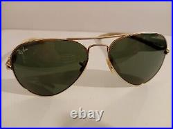 Lunette Aviateur Ray-ban Vintage Plaquer OR