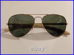 Lunette Aviateur Ray-ban Vintage Plaquer OR