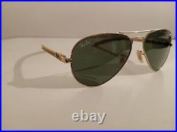 Lunette Aviateur Ray-ban Vintage Plaquer OR