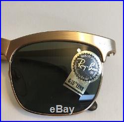 Lunettes Ray Ban B&L USA Bausch Lomb Wayfarer Metal Doré Matte France W0755 NOS