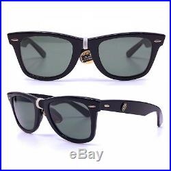 Lunettes Ray Ban B & L Wayfarer Juventus Édition Limitée Vintage Sunglasses Neuf