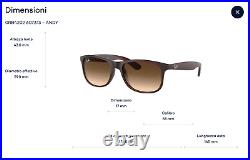 Lunettes Soleil ray ban RB 4202 6073/13 55 Medium Adapté Régulier Taille Brun