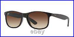 Lunettes de Soleil Ray-Ban ANDY RB 4202 Brown/Brown 55/17/145 unisexe