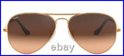 Lunettes de Soleil Ray-Ban AVIATOR RB 3025 Copper/Pink Brown 55/14/135 unisexe