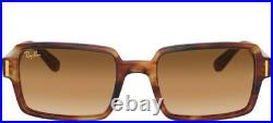 Lunettes de Soleil Ray-Ban BENJI RB 2189 Striped Havana/Clear Brown Shaded 52