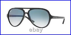 Lunettes de Soleil Ray-Ban CATS 5000 RB 4125 Black/Azure Shaded 59/13/140 homme