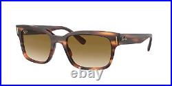 Lunettes de Soleil Ray-Ban JEFFREY RB 2190 Striped Havana/Clear Brown Shaded 53