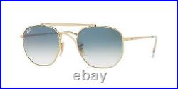 Lunettes de Soleil Ray-Ban MARSHAL RB 3648 Gold/Blue Shaded 51/21/145 unisexe