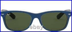 Lunettes de Soleil Ray-Ban NEW WAYFARER RB 2132 Blue/Green 52/18/145 unisexe