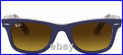 Lunettes de Soleil Ray-Ban ORIGINAL WAYFARER RB 2140 Blue/Brown 50