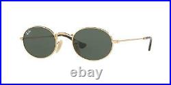 Lunettes de Soleil Ray-Ban OVAL METAL RB 3547N Gold/G-15 54/21/145 unisexe