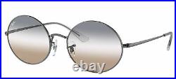 Lunettes de Soleil Ray-Ban OVAL RB 1970 Ruthenium/Grey Shaded 54/19/145 unisexe