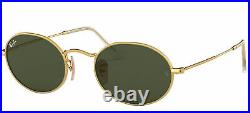 Lunettes de Soleil Ray-Ban OVAL RB 3547 Gold/Green 54/21/145 unisexe